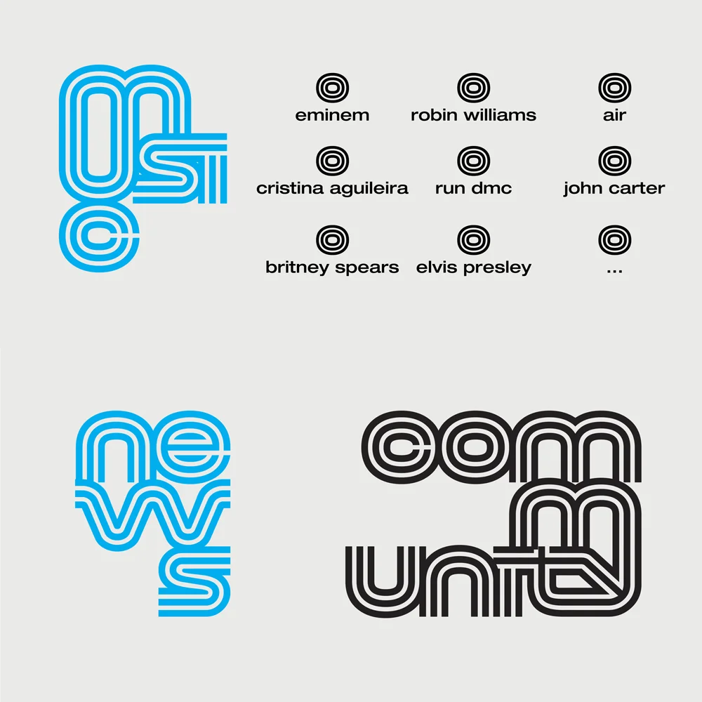 Virna MTV custom font Virna MTV custom font